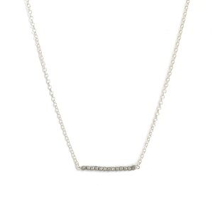 New Beaded Bohemian Horizontal Bar Dainty Handmade Minimalist Necklace